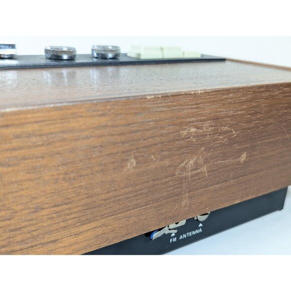 1970s SANYO wood finish flip-clock 10FA-T40W - Picture 13 of 16